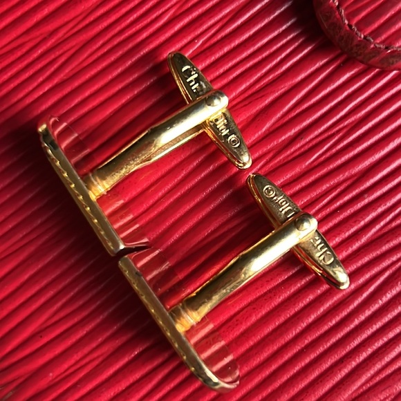 Christian Dior Men's Cuff links Gold & Silver Tone Vintage authentic - Picture 5 of 12